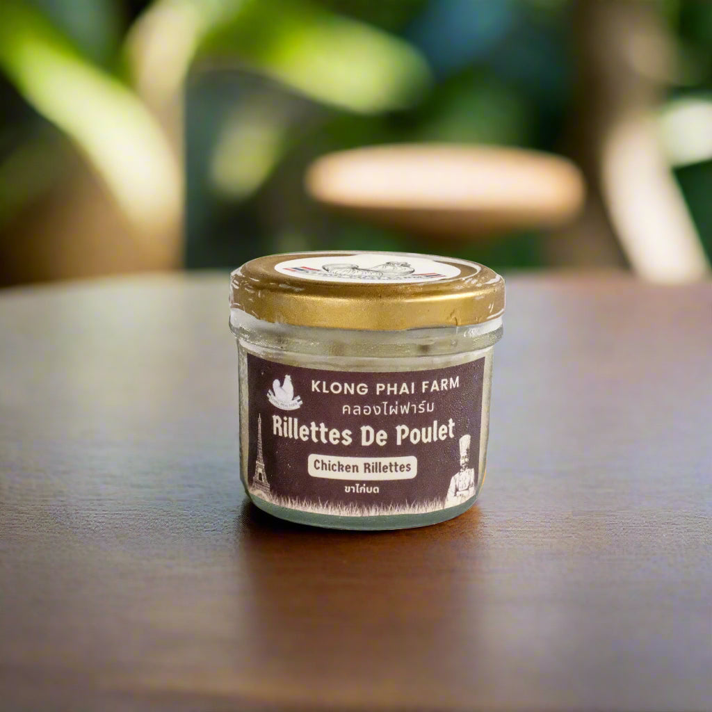Jar of 'Rillettes De Poulet' from Klong Phai Farm